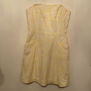 Lilly Pulitzer Daisy For You strapless dress